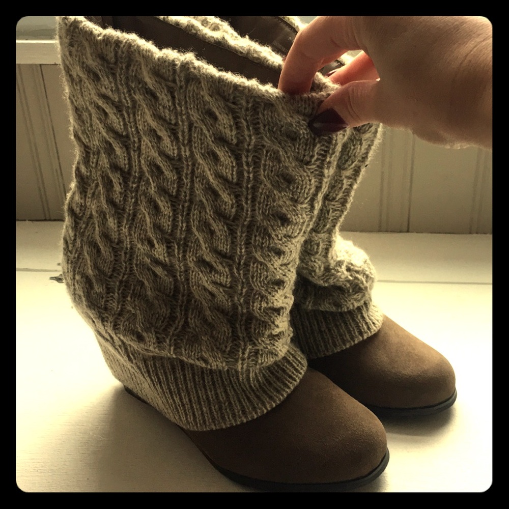 Steve Madden wedge boots